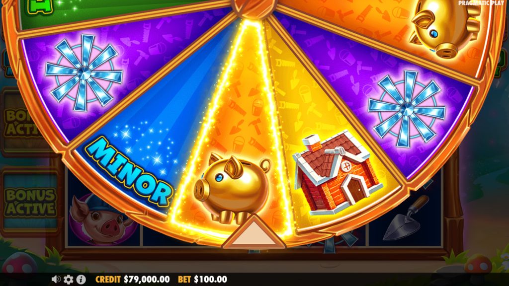 Brick House Bonanza Wheel Bonus.